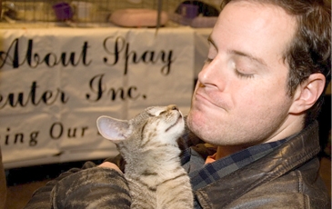 Man with Kitten
